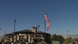 Lowering Large Flags to Half Staff [upl. by Cowden]