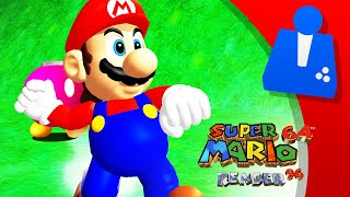 NEW Super Mario 64 Mod  RENDER ’96 SGI Project [upl. by Meyers]