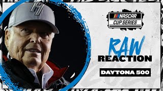 Raw Reaction Rick Hendrick reacts to Daytona 500 win  NASCAR [upl. by Norym]