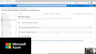 How to identify and diagnose apps with high CPU Part 1  Azure App Service [upl. by Alabaster]