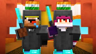 Bedwars w the 1 Indian YouTuber [upl. by Eenaj89]