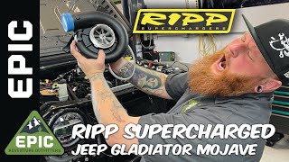 Ripp Supercharged Jeep Gladiator Mojave  More Power Awesome Sound [upl. by Eednus]