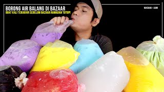 borong AIR BALANG buat kali terakhir Bazaar TUTUP Ft QeiASMR  Mukbang Malaysia [upl. by Eugilegna870]