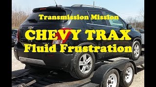 Chevy Trax transmission fluid change process ALSO see the caution when changing Engine Oil [upl. by Patric]