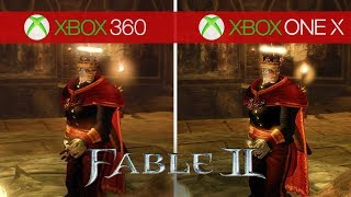 Fable 2 Comparison  Xbox 360 vs Xbox One X [upl. by Doughman]