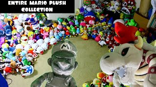 MY ENTIRE MARIO PLUSH COLLECTION  NEW METAL MARIO AND DRY BOWSER PLUSH [upl. by Abrams]