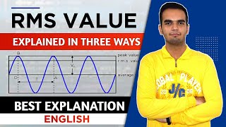 Root Mean Square RMS Value Explained in 3 Ways  Physics  Best Explanation with Derivation [upl. by Elyag]