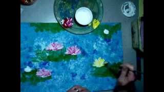 Monet Water Lilies Lesson 2 [upl. by Ecargyram]