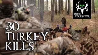 Turkey Hunting Kill Compilation 30 in 30 seconds [upl. by Lime]