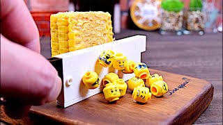 Lego Salad  Lego In Real Life  Stop Motion Cooking amp ASMR [upl. by Aytak650]