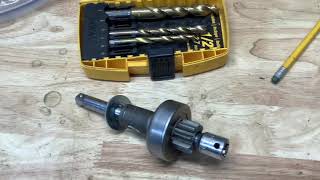 Small Engine Electric Starter For A Drill How To Build [upl. by Lecia347]