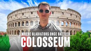 COLOSSEUM WHERE GLADIATORS ONCE BATTLED IN ROME ITALY 🇮🇹 [upl. by Smiley]