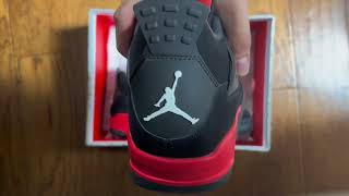 UNBOXING RED THUNDER JORDAN 4 FROM PKSTOCKX  pkstockx [upl. by Ardnal]