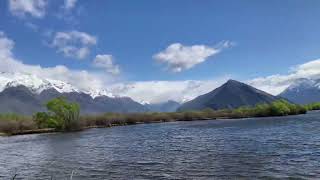 Glenorchy lagoon view point Looking towards Mt Earnslaw [upl. by Linskey]