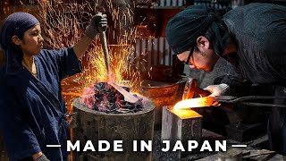 How Japanese Knives Are Made With Japans RAREST Steel [upl. by Aillemac701]