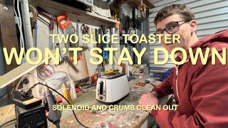 How to fix a toaster that won’t stay down [upl. by Magnum330]