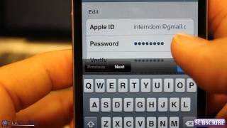 iOS 6  iOS 5  Hidden Features  Tips  How to Change your Apple ID on iPhone 5  4S  4  iPad [upl. by Ahsienar]