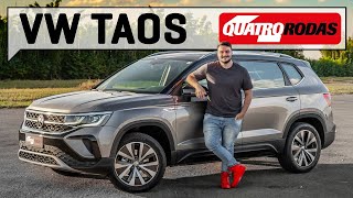 Volkswagen Taos o SUV é melhor que Corolla Cross e Jeep Compass  Quatro Rodas [upl. by Violeta]