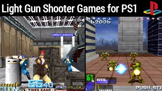 Top 7 Best Light Gun Shooter Games for PS1 [upl. by Aniahs792]