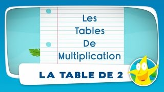 Comptines pour enfants  La Table de 2 apprendre les tables de multiplication [upl. by Aeresed]