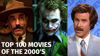 TOP 100 MOVIES OF THE 2000S  Decade in Review [upl. by Nero]