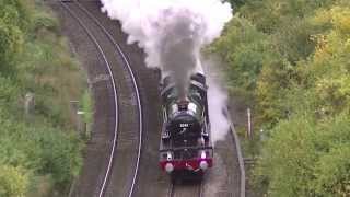 THE FASTEST Mainline Steam Trains 2013 [upl. by Nnylakcaj]