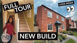 Touring a LOVELY 4 Bed New Build Home  Birmingham UK House Tour  Bellway Homes  Property Vlogs [upl. by Premer102]