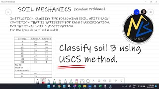 TAGLISH Problem USCS Unified Soil Classification System [upl. by Assereht]