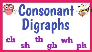 Consonant Digraphs ch sh ph th wh gh with Activity [upl. by Nesnej193]