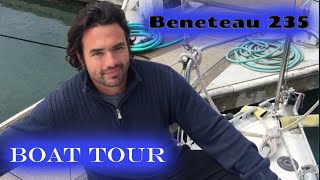 Boat Tour of a Beneteau 235 HYC Ep12 [upl. by Goldshell]