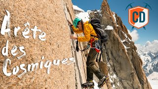 Climbing The Cosmiques Arete EpicTV TEAM Send  Climbing Daily Ep1687 [upl. by Eduj]