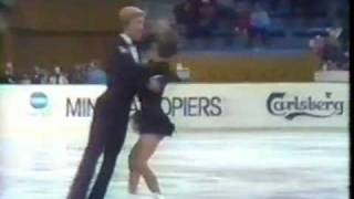 Torvill amp Dean GBR  1982 Worlds Compulsory Dance US ESPN [upl. by Navonoj]