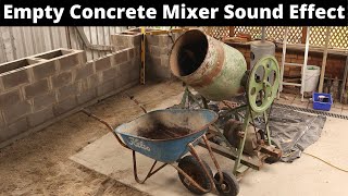 Concrete Mixer Sound Effect with Video  Empty and Rattling 8 Hours  Construction Sounds [upl. by Robena]