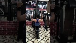 Lat pull down workout gym motivation fitness youtubechannel desi love workout sports [upl. by Ecinereb]