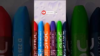 Plastic Crayons 🆚️Oil Pastels which colour is best 👍🏻trending shorts cDhananjoybez [upl. by Griff]