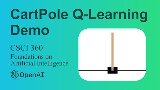 CartPole QLearning Demo [upl. by Nosraep]