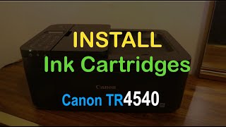 Canon TR4500 Easy Wireless Setup  WiFi setup [upl. by Kcerb872]