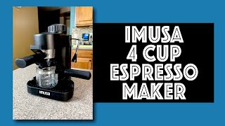 IMUSA 4 Cup Espresso Maker Review [upl. by Halilak]