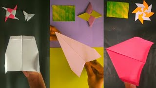 how to make paper flying rockets step by step tutorial in very easy craftdigital1234 [upl. by Akimat]