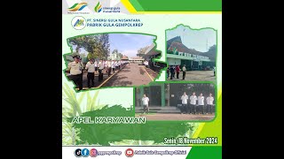 Senin 18 November 2024 – Apel Karyawan [upl. by Ateuqal803]