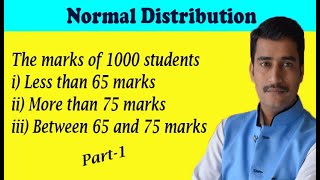 Probability of Normal distribution simple and good examplePART1 [upl. by Linker]