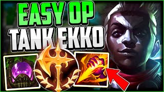 How to Play TANK EKKO amp CARRY  Best BuildRunes Season 12  Ekko Jungle Guide League of Legends [upl. by Pedrotti]