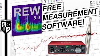 FREE Acoustical Measurement Software Room EQ Wizard REW [upl. by Anirat273]