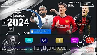 Comment télécharger PES 2024 SUR PPSSPP en Wolof [upl. by Schwerin]