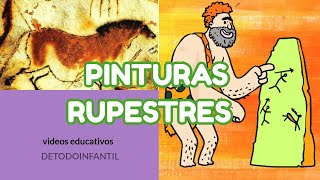 PINTURAS RUPESTRES VIDEO EDUCATIVO PARA NIÑOS [upl. by Harlie]