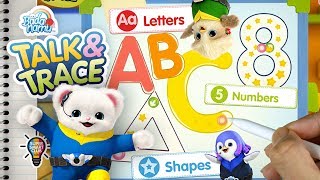 Write Alphabets AZ Numbers 110 amp Shapes with the Nemies in Badanamu Talk amp Trace [upl. by Divadleahcim]