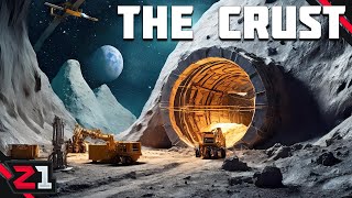 Running A Lunar Mining Base  The Crust FREE DEMO First Look [upl. by Ylrebmek]