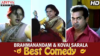 Telugu Best Comedy Scenes  Brahmanandam Kovai sarala Best Comedy [upl. by Hamlin]