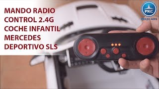 Coche eléctrico infantil Mercedes SLS 2018 Sincronizar mando [upl. by Janine732]