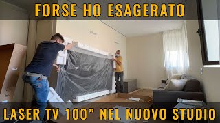 MEGA TV LASER 100quot nello STUDIO NUOVO Recensione HiSense Laser TV [upl. by Nittirb]